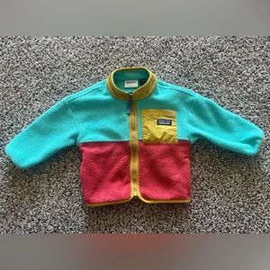 Patagonia zip up synchilla size 12-18 months